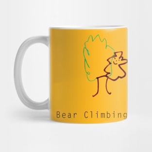 Bear Climbing Tree Mug